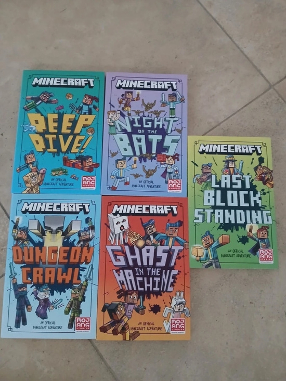 Minecraft books  set 5-Book